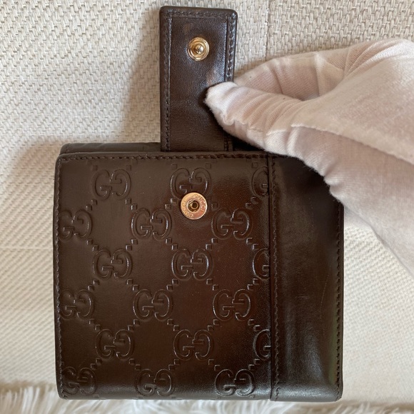 Gucci Brown Wallet W/ Heart and Horse-bit hardware - Picture 5 of 9